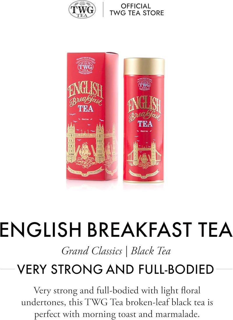 TWG Tea English Breakfast Tea - Black Tea with Floral Undertones, 110g Haute Couture Tin - Image 3